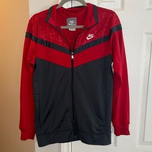 Nike Kids Red and Black Jacket